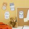 Wrapables Baby Animals Sticky Notes, Adhesive Memo Notepads for Home, Office, Work (Set of 6)